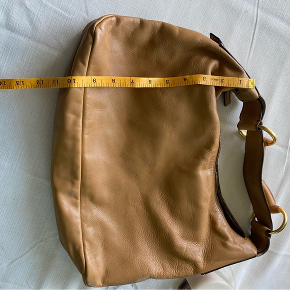 Authentic Gucci Tan Leather Hobo Horsebit Bag - Picture 9 of 9